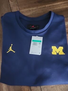 Jordan x Michigan DriFit Crewneck